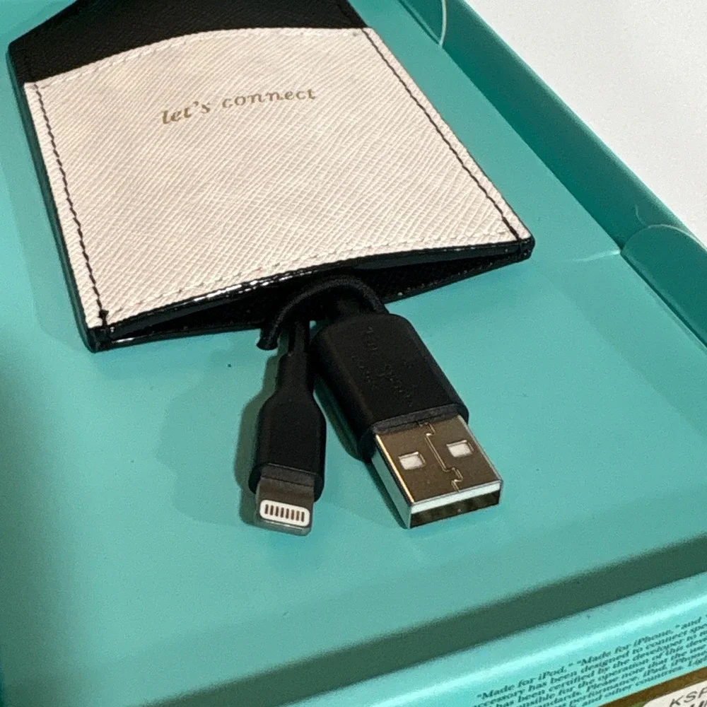 Kate Spade New York Portable Lightning Cable Let's‎ Connect iPhone iPad